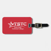Étiquette À Bagage Logo du Texas State Technical College (Devant horizontal)