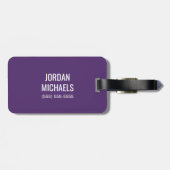 Étiquette À Bagage Logo du train UAlbany Dane (Dos horizontal)