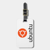 Étiquette À Bagage Logo d'Ubuntu Linux (Devant Vertical)