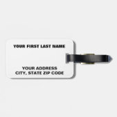 Étiquette À Bagage Logo d'Ubuntu Linux (Dos horizontal)