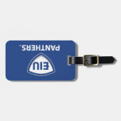 Étiquette À Bagage Logo Eastern Illinois Panthers Shield & Wordmark (Devant horizontal)