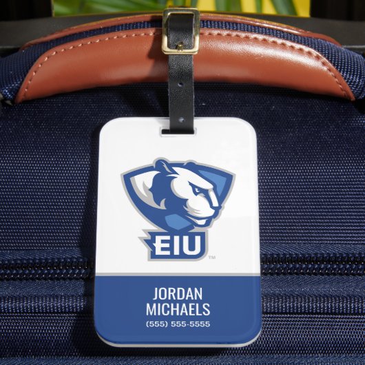 Étiquette À Bagage Logo Eastern Illinois University Panthers (Insitu Rectoal 2)