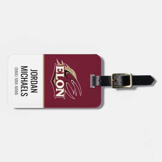 Étiquette À Bagage Logo Elon Phoenix (Devant horizontal)