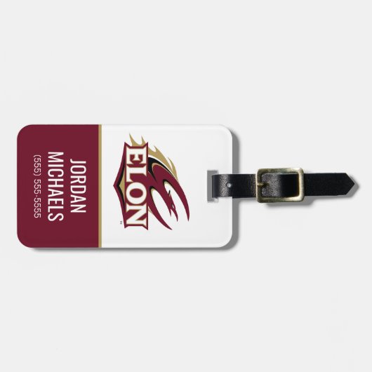 Étiquette À Bagage Logo Elon Phoenix (Devant horizontal)