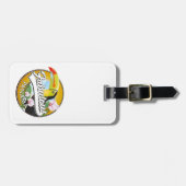 Étiquette À Bagage logo fabulous Panama rétro (Devant horizontal)