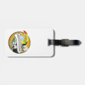 Étiquette À Bagage logo fabulous Panama rétro (Dos horizontal)