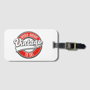 Étiquette À Bagage logo hovden norvège