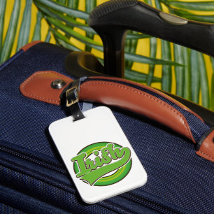 Étiquette À Bagage Logo irlandais.