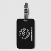 Étiquette À Bagage Logo moderne (Devant Vertical)