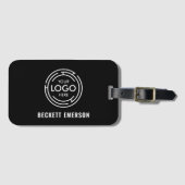 Étiquette À Bagage Logo moderne (Devant Horizontal)