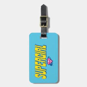 Étiquette À Bagage Logo Pop Supergirl