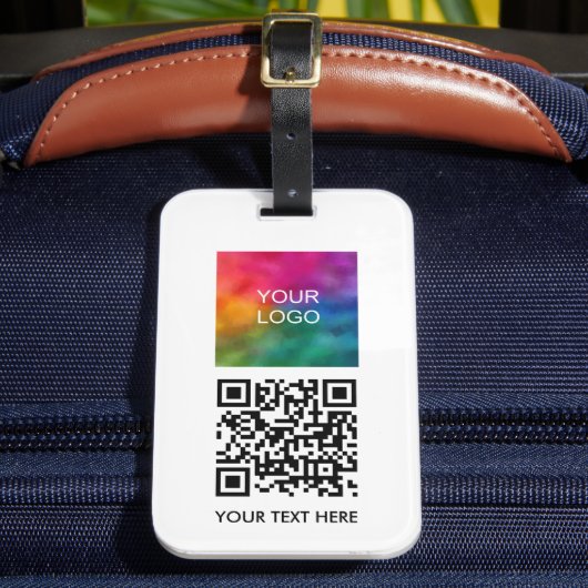 Étiquette À Bagage Logo professionnel personnalisé Code QR Code code (Insitu Rectoal 2)