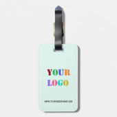 Étiquette À Bagage Logo Promotionnel Personnalisé  (Dos Vertical)