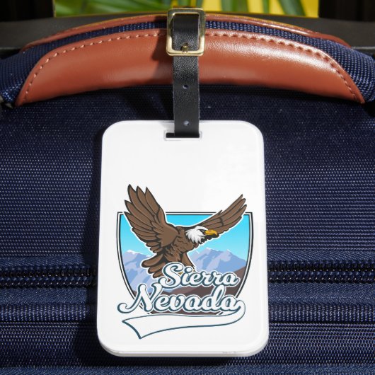 Étiquette À Bagage Logo Sierra Nevada USA (Insitu Rectoal 2)