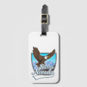 Étiquette À Bagage Logo Sierra Nevada USA (Devant Vertical)