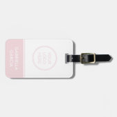 Étiquette À Bagage Logo simple de l'entreprise (Devant horizontal)