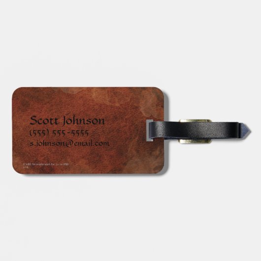 Étiquette À Bagage Logo SMAUG™ (Dos horizontal)