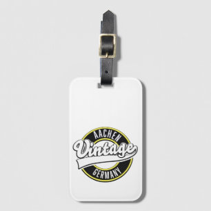 Étiquette À Bagage Logo style vintage Dortmund, étiquette de bagage