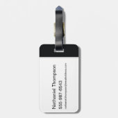 Étiquette À Bagage Logo vertical de Batman (Dos Vertical)