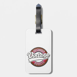 Étiquette À Bagage logo vintage de chefchaouen maroc