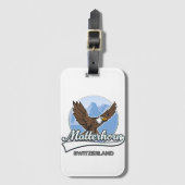 Étiquette À Bagage Logo voyage Matterhorn Suisse (Devant Vertical)