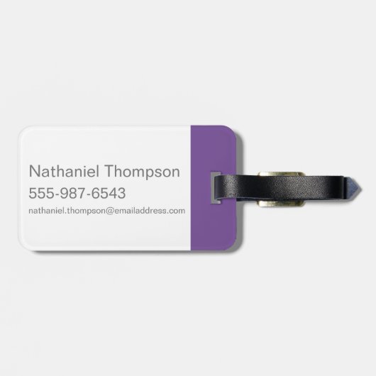 Étiquette À Bagage Logo Willy Wonka Psychedelic Graphisme (Dos horizontal)