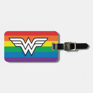 Étiquette À Bagage Logo Wonder Woman Rainbow