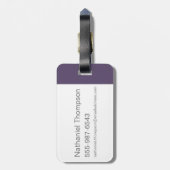 Étiquette À Bagage Logo Wonka Spiral (Dos Vertical)