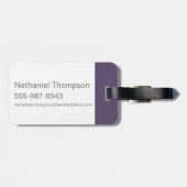 Étiquette À Bagage Logo Wonka Spiral (Dos horizontal)