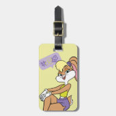 Étiquette À Bagage Lola assis (Devant Vertical)