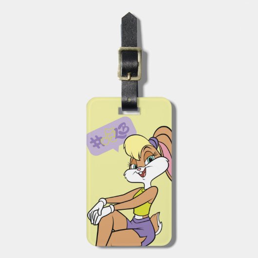 Étiquette À Bagage Lola assis (Devant Vertical)