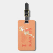 Étiquette À Bagage Lola Bunny I Heart Karats (Devant Vertical)