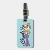 Étiquette À Bagage Lola Finger Heart (Devant Vertical)