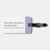 Étiquette À Bagage Lola "Ne m'appelle jamais poupée" (Dos horizontal)