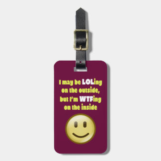 Étiquette À Bagage LOLing sur l'étiquette extérieure de bagage