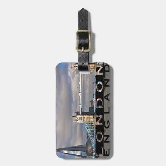 Étiquette À Bagage Londres (Devant Vertical)