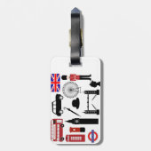 Étiquette À Bagage Londres (Dos Vertical)