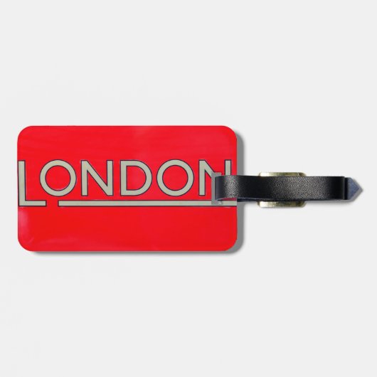 Étiquette À Bagage Londres (Dos horizontal)