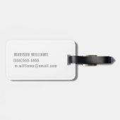 Étiquette À Bagage Londres Big Ben Union Jack (Dos horizontal)