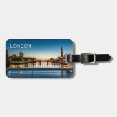 Étiquette À Bagage Londres Royaume-Uni Skyline Royaume-Uni Angleterre (Devant horizontal)