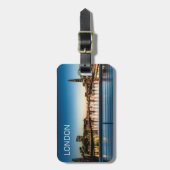 Étiquette À Bagage Londres Royaume-Uni Skyline Royaume-Uni Angleterre (Devant Vertical)