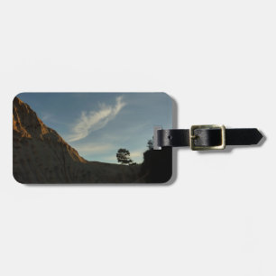 Étiquette À Bagage Lone Torrey Pine Californie Sunset Paysage