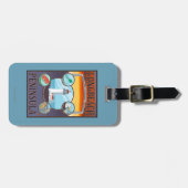 Étiquette À Bagage Long Beach, WashingtonTravel (Devant horizontal)