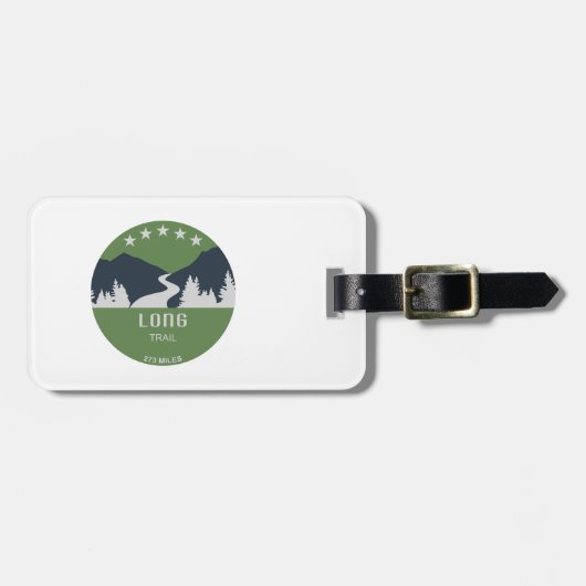 Étiquette À Bagage Long Trail Vermont (Devant horizontal)