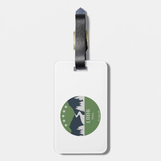 Étiquette À Bagage Long Trail Vermont (Dos Vertical)