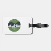 Étiquette À Bagage Long Trail Vermont (Dos horizontal)