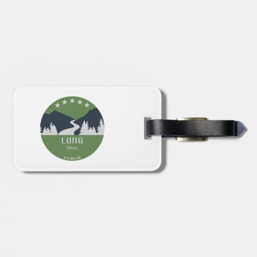 Étiquette À Bagage Long Trail Vermont (Dos horizontal)