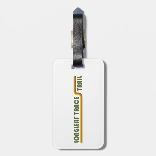 Étiquette À Bagage Longleaf Trail Mississippi (Dos Vertical)