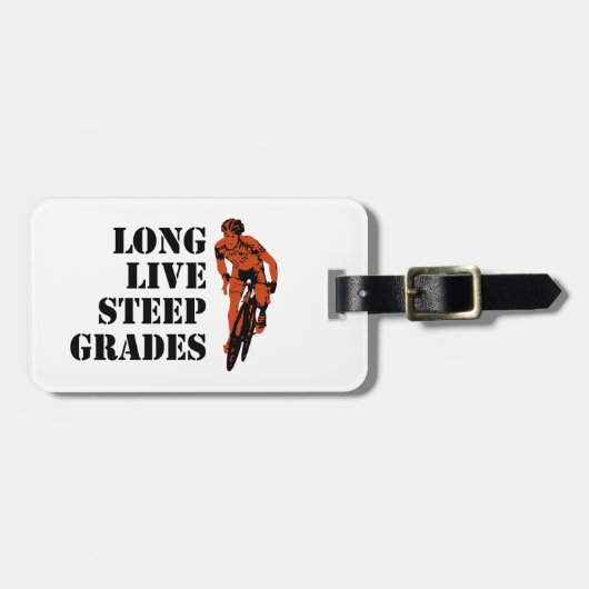 Étiquette À Bagage Longue Vie Raide Grades Cyclisme (Devant horizontal)