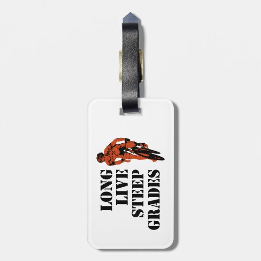 Étiquette À Bagage Longue Vie Raide Grades Cyclisme (Dos Vertical)